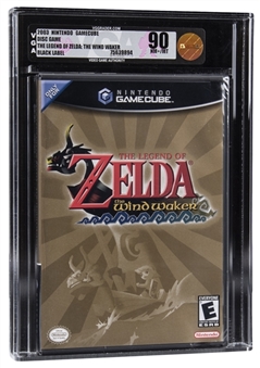 2003 GameCube Nintendo (USA) "The Legend Of Zelda: The Wind Waker First Edition" Sealed Video Game - VGA NM+/MT 90